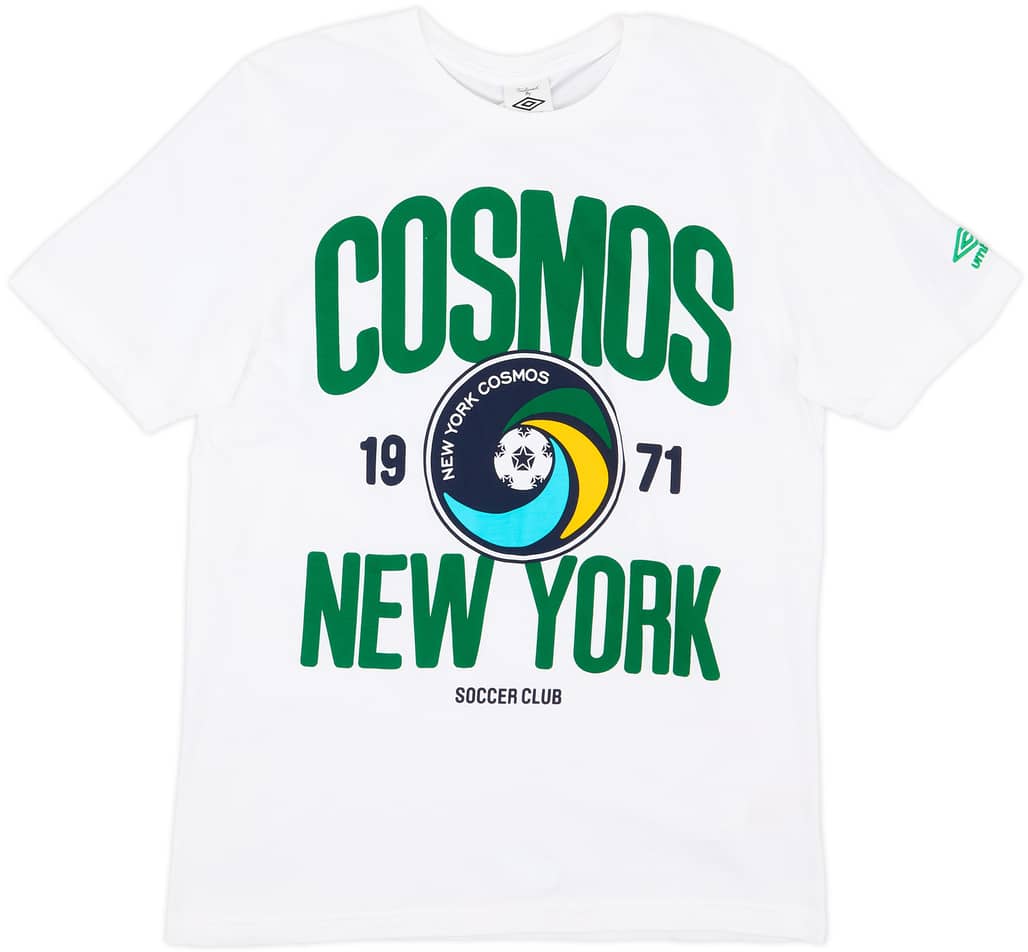 2011-12 New York Cosmos Umbro Cotton Tee - 8/10 - (L)