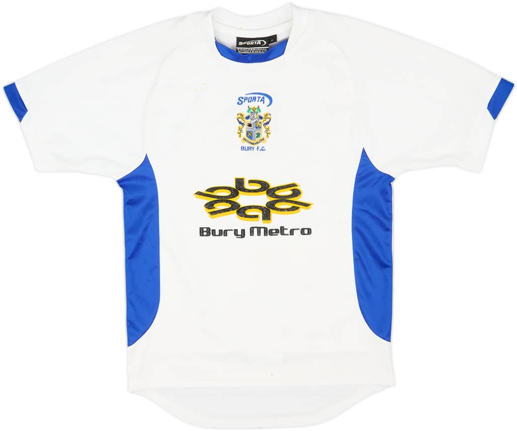 2003-04 Bury Home Shirt - 5/10 - (L.Boys)