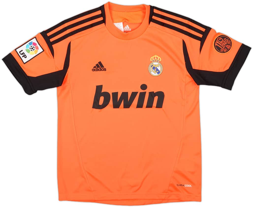 2012-13 Real Madrid GK S/S Shirt - 8/10 - (S.Boys)