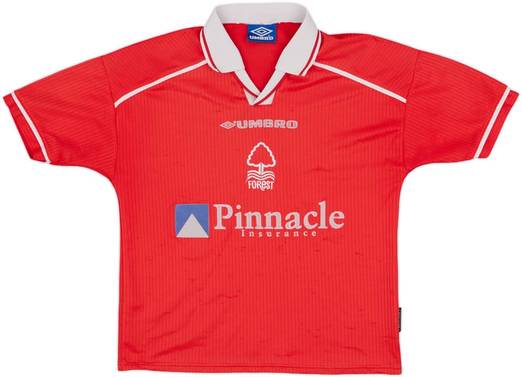 1998-00 Nottingham Forest Home Shirt - 4/10 - (Y)