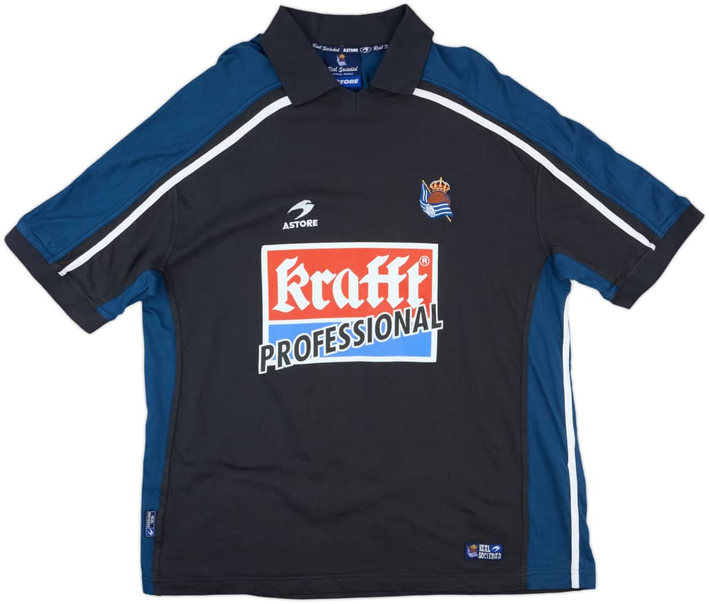 1998-99 Real Sociedad Astore Polo Shirt - 9/10 - (XXL)