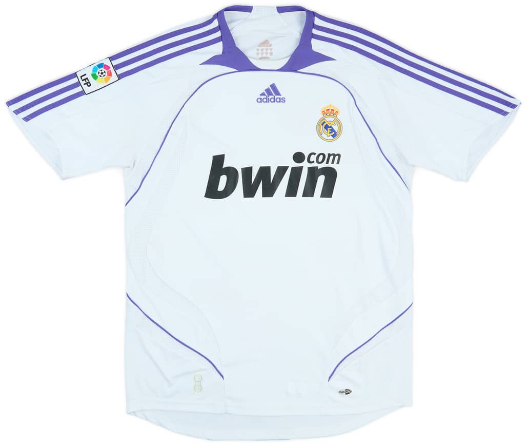 2007-08 Real Madrid Home Shirt - 7/10 - (M)