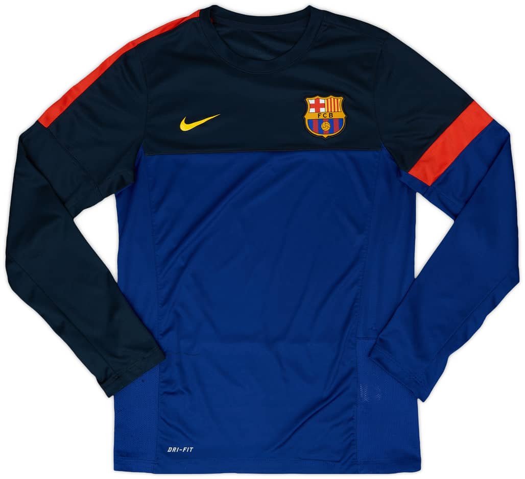 2012-13 Barcelona Nike Training L/S Shirt - 8/10 - (S)