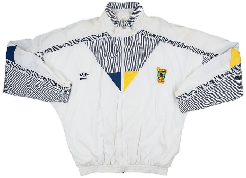 1990-92 Scotland Umbro Track Jacket - 9/10 - (L)