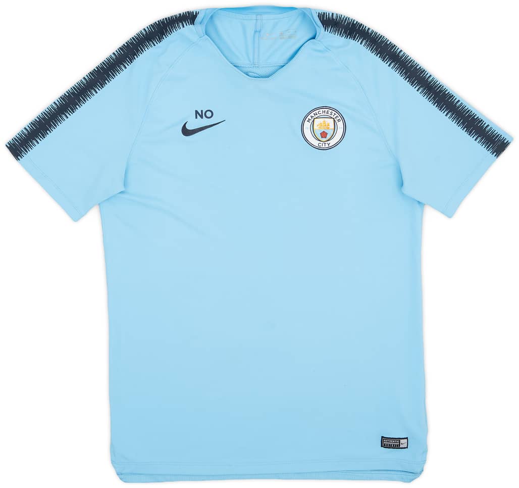 2018-19 Manchester City Staff Issue Nike Training Shirt #NO - 8/10 - (XL)