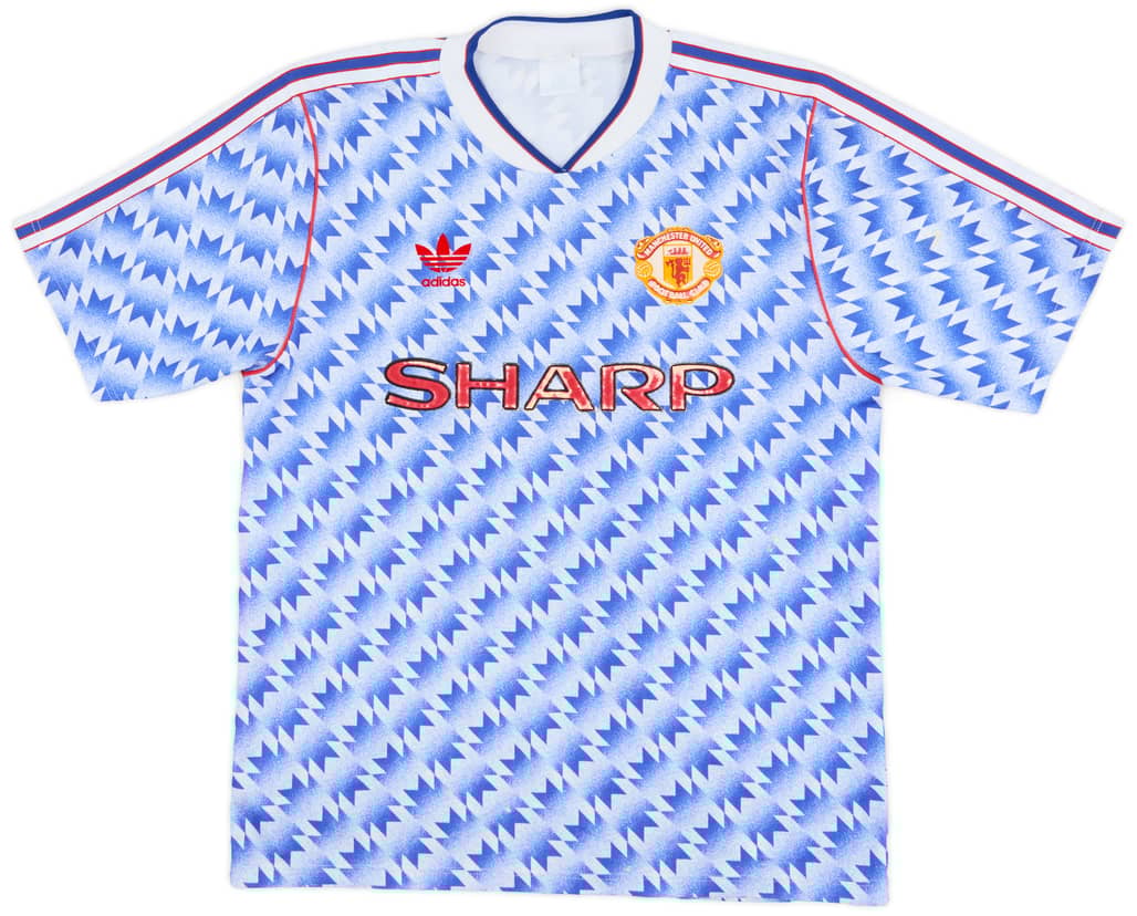 1990-92 Manchester United Away Shirt - 7/10 - (M)