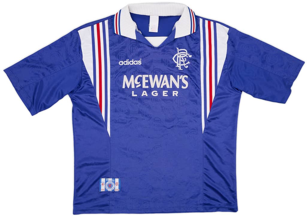 1996-97 Rangers Home Shirt - 8/10 - (XL)