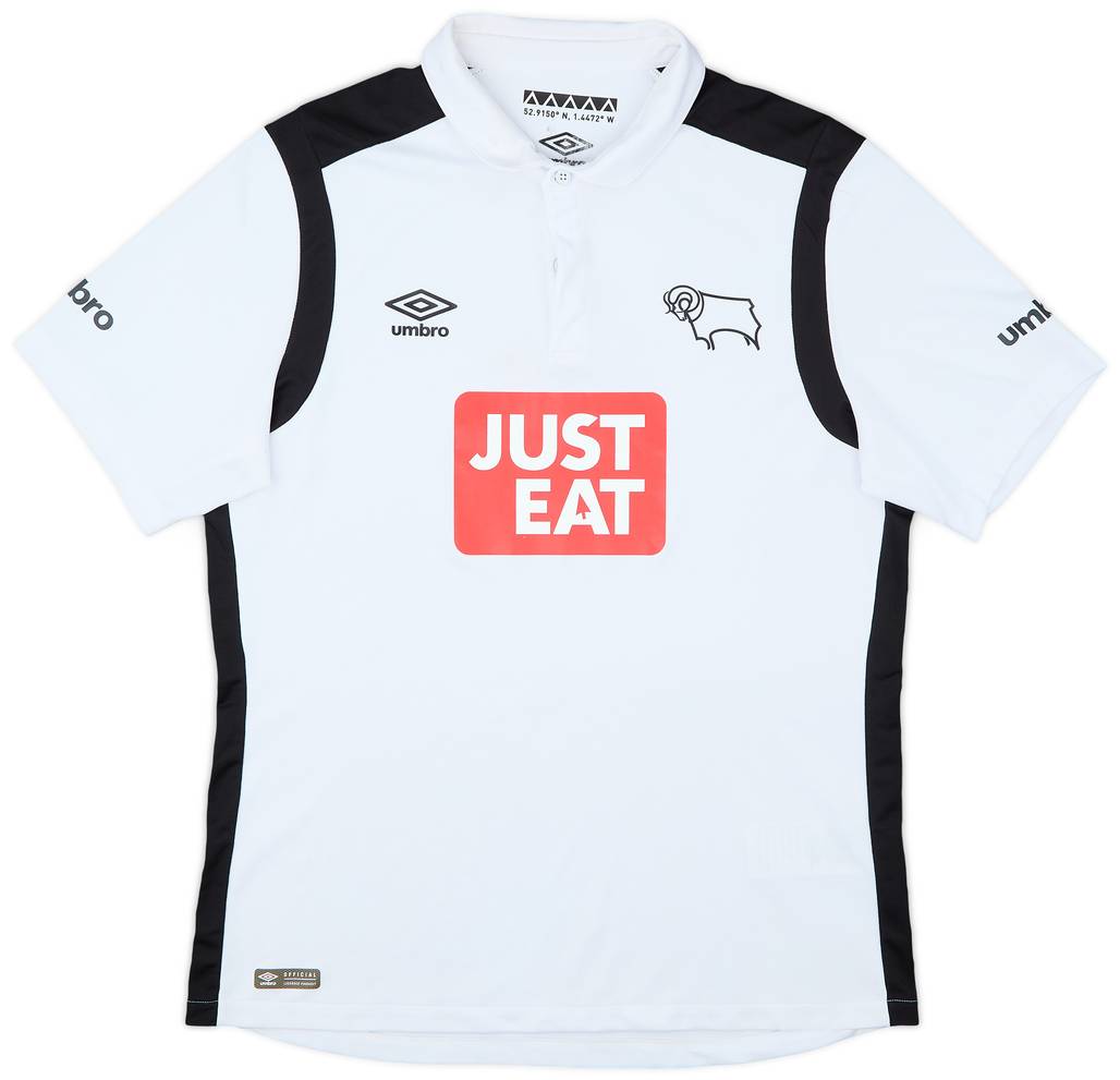 2016-17 Derby County Home Shirt - 6/10 - (L)