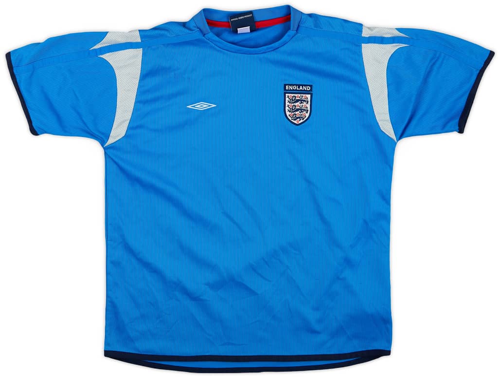 2004-05 England Umbro Training Shirt - 7/10 - (XL.Boys)