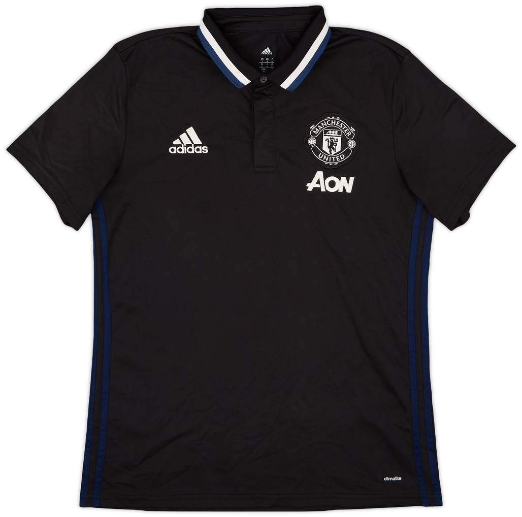 2016-17 Manchester United adidas Polo Shirt - 9/10 - (L)