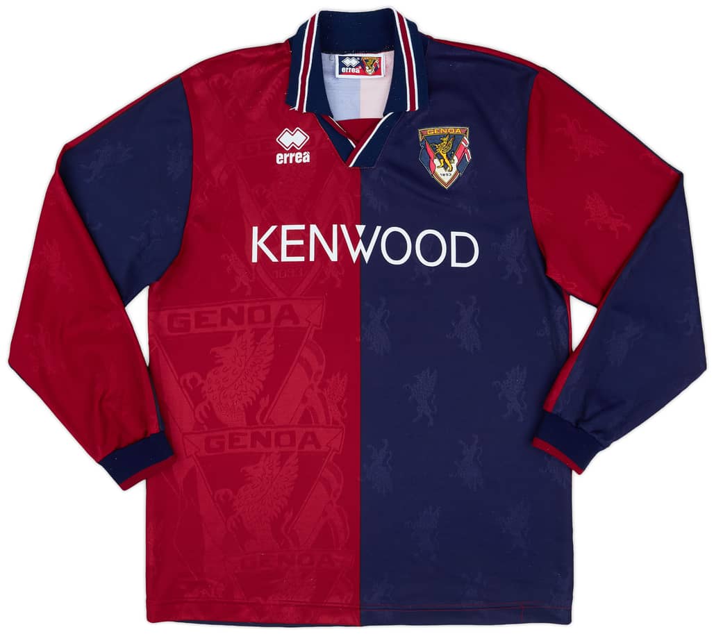 1994-95 Genoa Home L/S Shirt - 8/10 - (L)