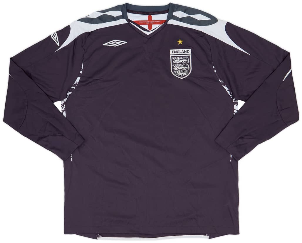 2007-09 England GK Shirt - 9/10 - (XL)
