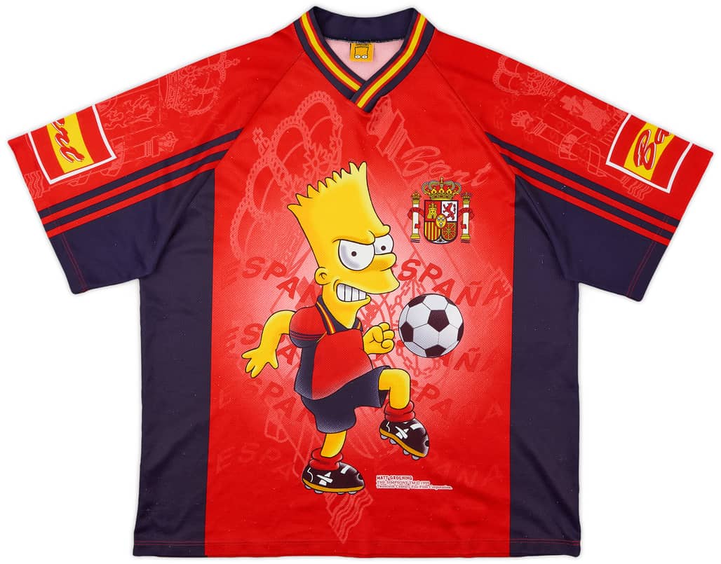1999 Spain 'The Simpsons' Graphic Leisure Shirt - 8/10 - (XXL)