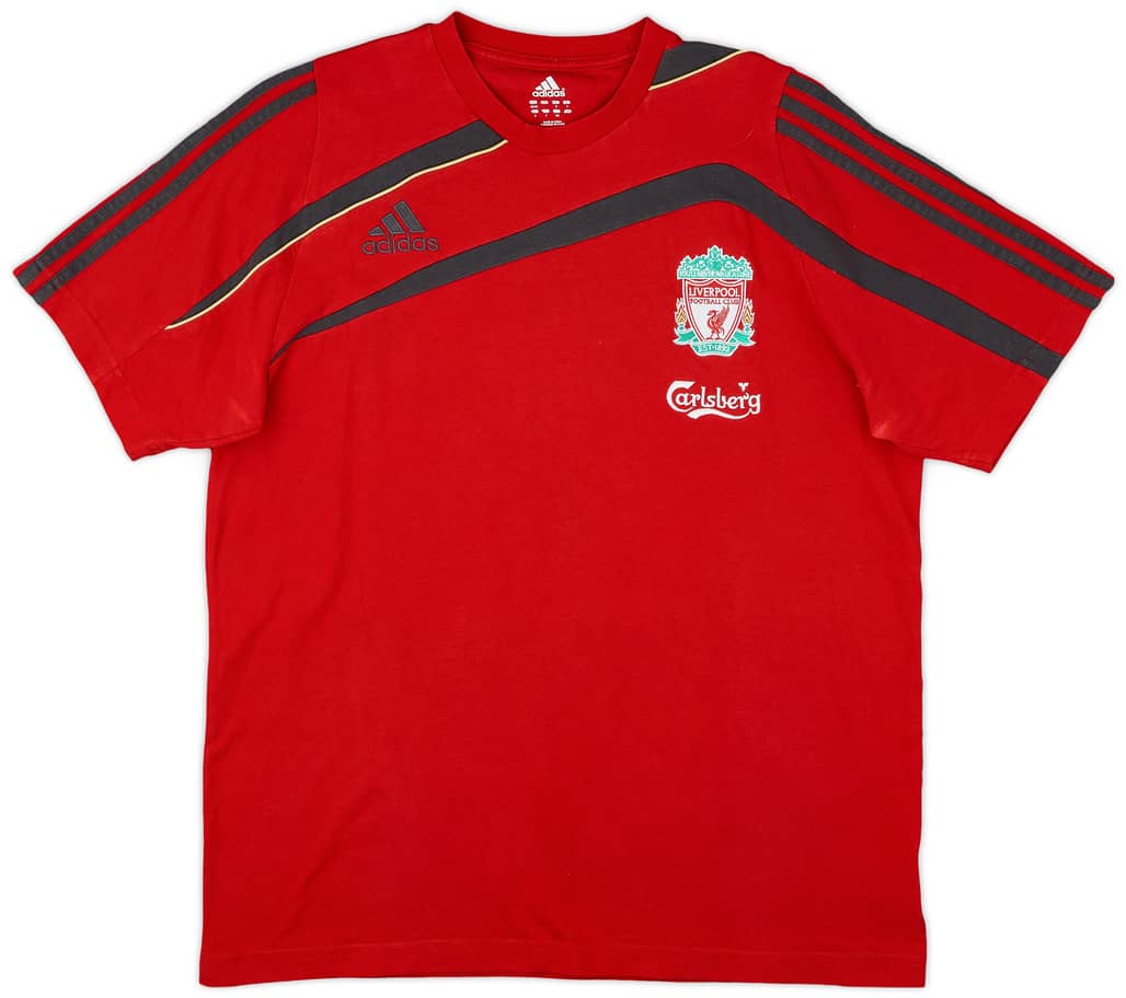 2009-10 Liverpool adidas Leisure Tee - 8/10 - (L)