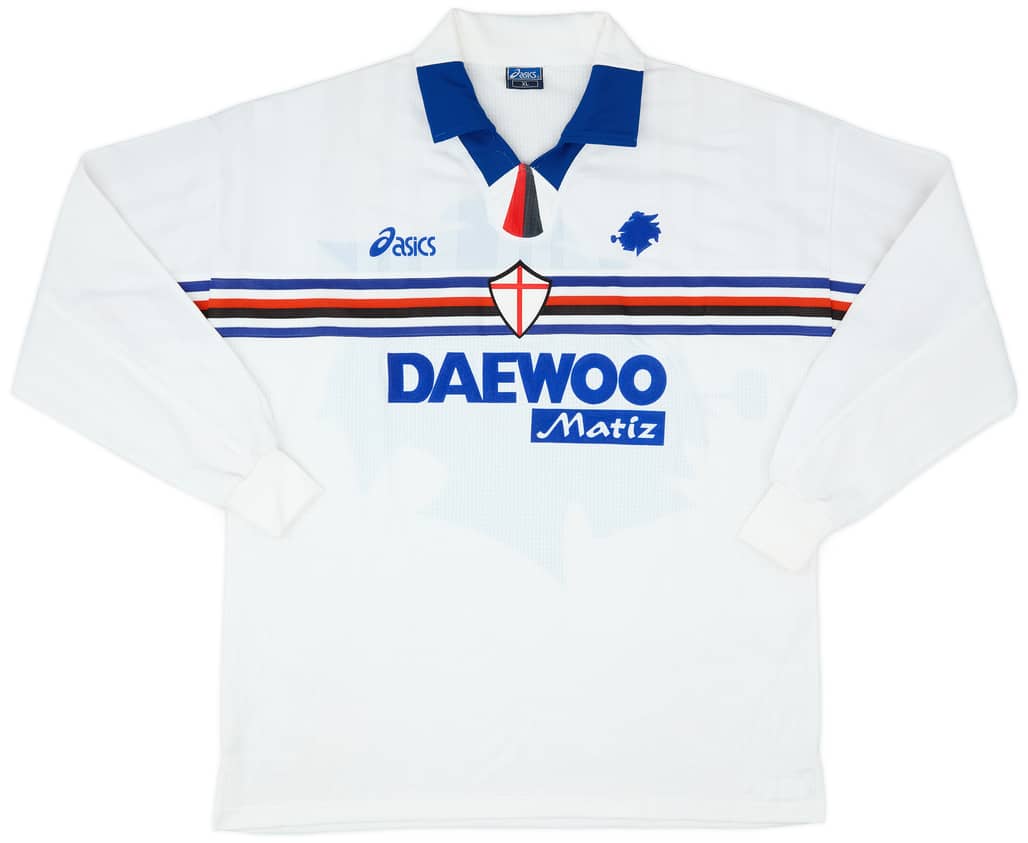 1998-99 Sampdoria Away L/S Shirt - 8/10 - (XL)