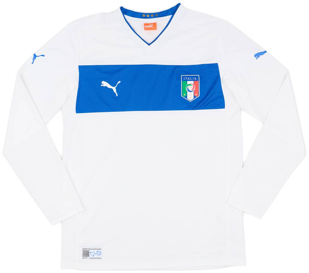 2012-13 Italy Away L/S Shirt - 6/10 - (L)