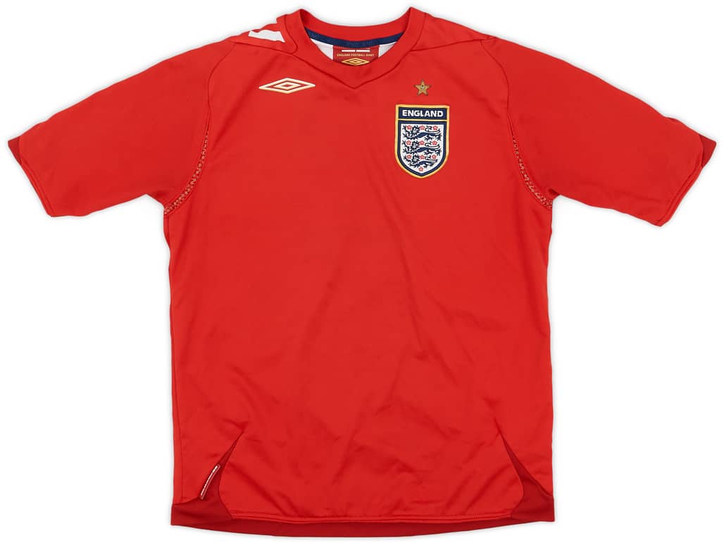 2006-08 England Away Shirt - 8/10 - (L.Boys)