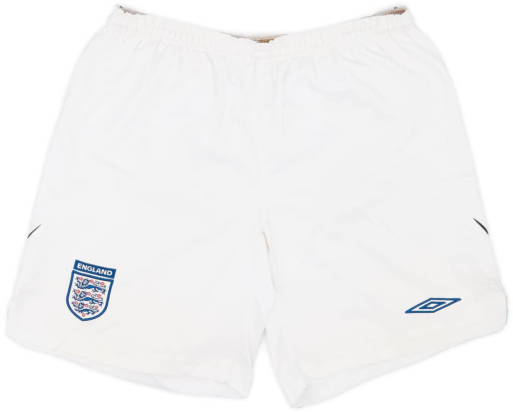 2007-08 England Alternate Home Shorts - 8/10 - (L)