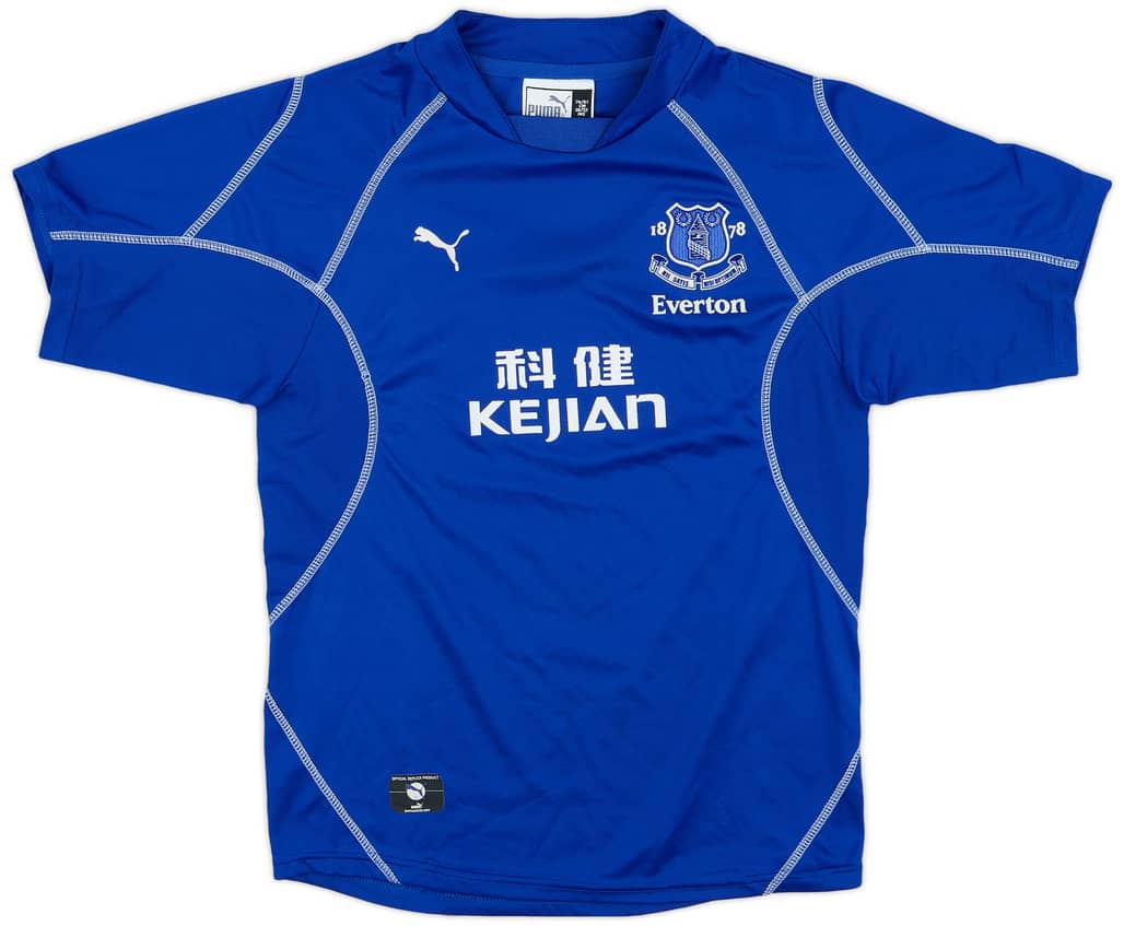 2002-03 Everton Home Shirt - 9/10 - (M.Boys)