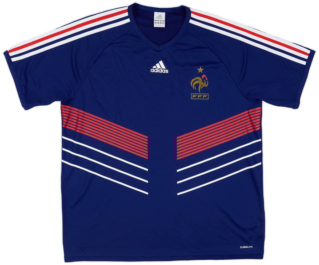 2009-10 France Basic Home Shirt - 7/10 - (XL)