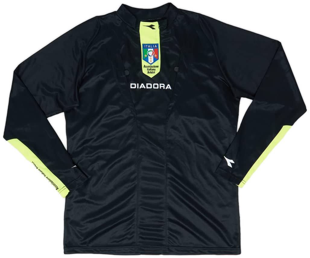 2000s Italy Diadora Referee L/S Shirt - 10/10 - (S)