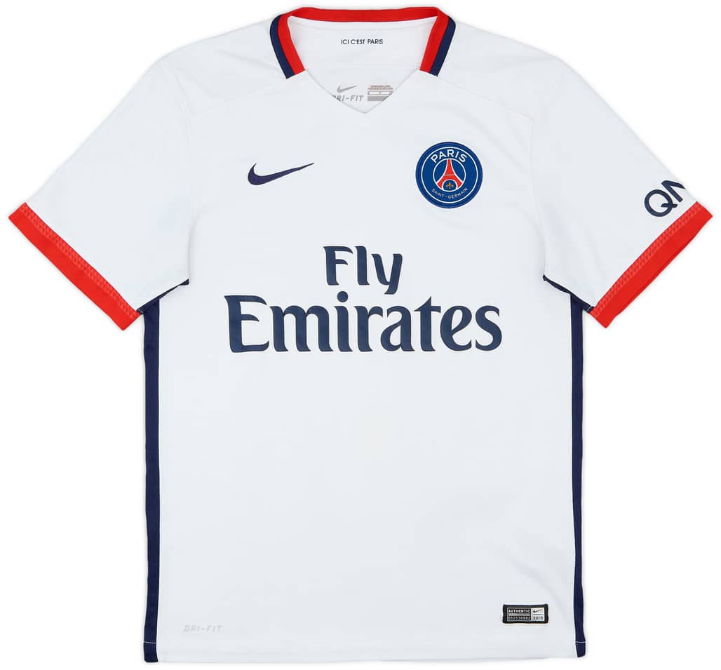 2015-16 Paris Saint-Germain Away Shirt - 8/10 - (S)