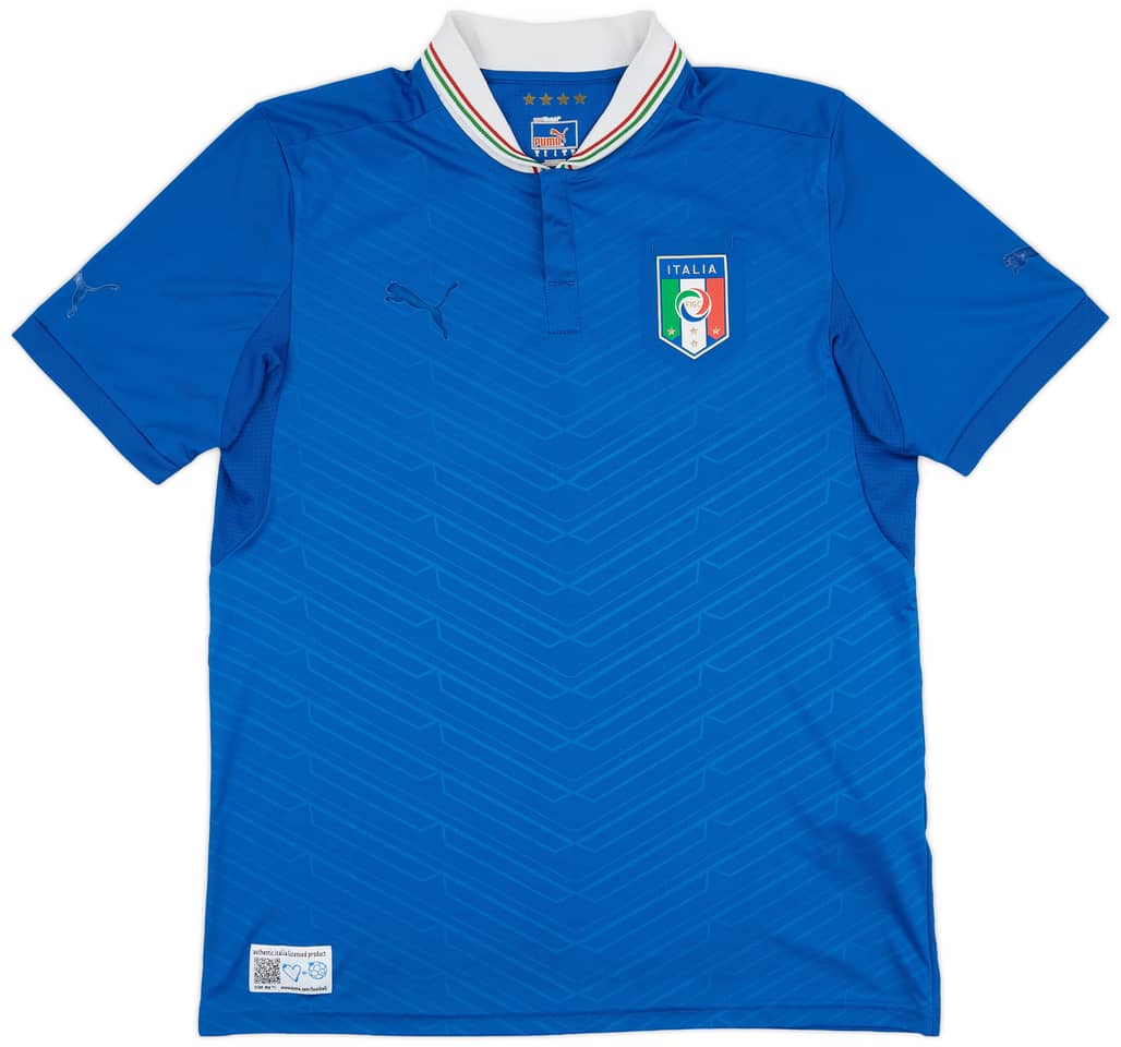 2012-13 Italy Home Shirt - 4/10 - (L)