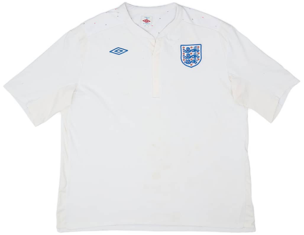 2010-11 England Home Shirt - 6/10 - (XXL)