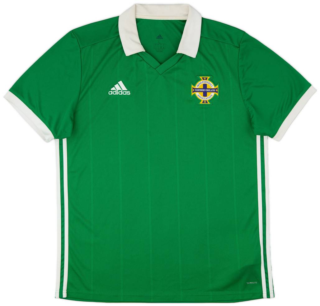 2018-19 Northern Ireland Home Shirt - 8/10 - (L)