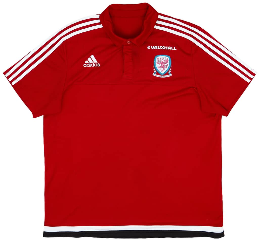 2016-17 Wales adidas Polo Shirt - 6/10 - (XL)