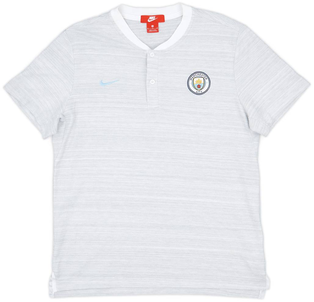2018-19 Manchester City Nike Polo Shirt - 9/10 - (XL)