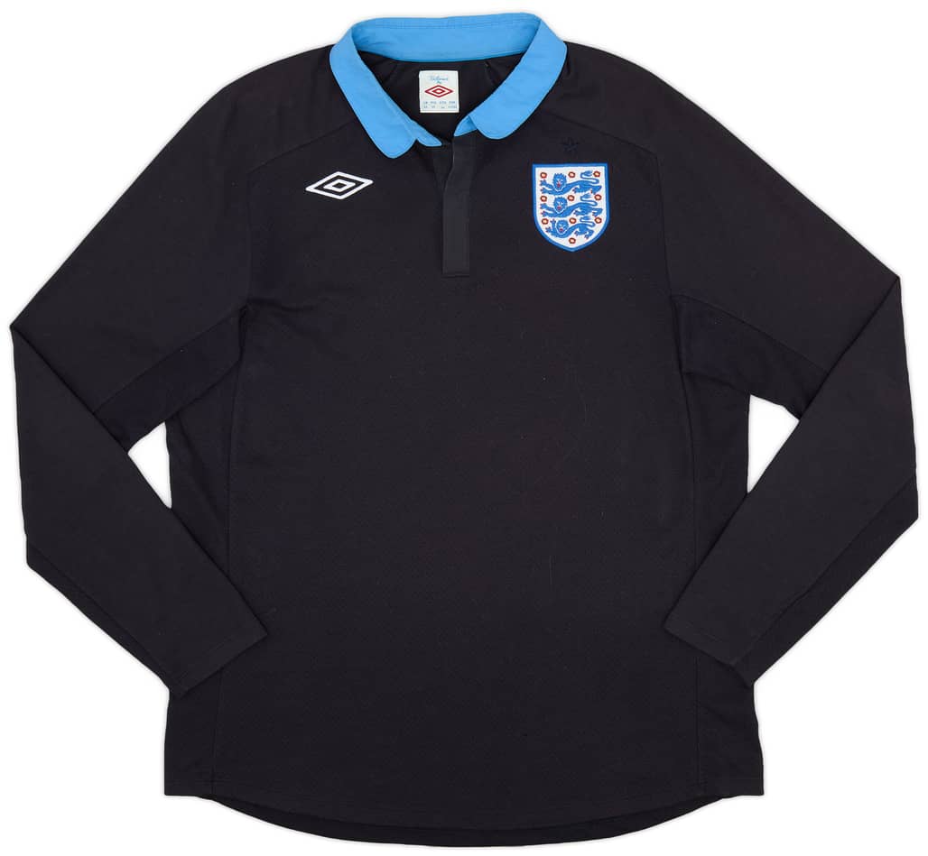 2011-12 England Away L/S Shirt - 8/10 - (L)