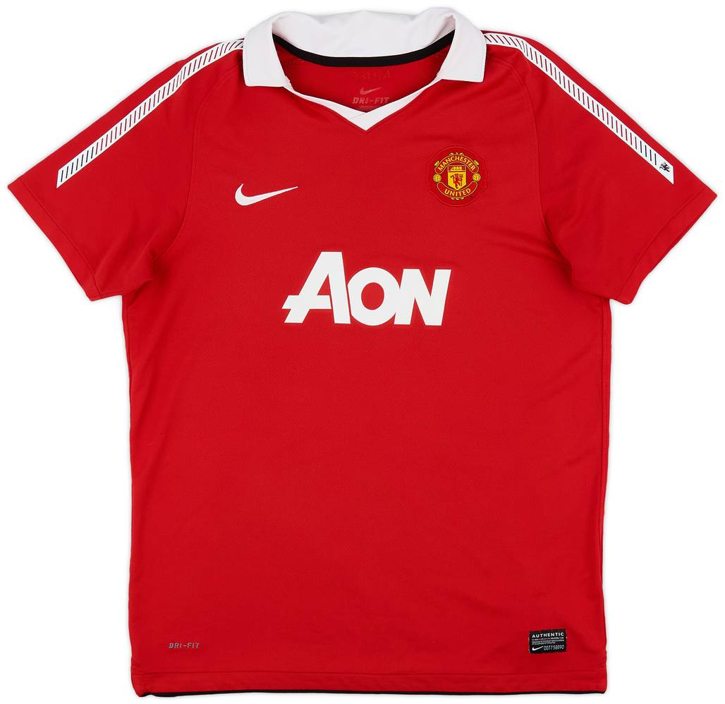 2010-11 Manchester United Home Shirt - 8/10 - (Women's XL)