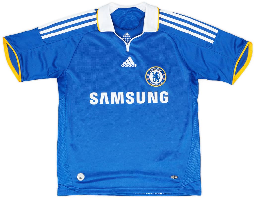 2008-09 Chelsea Home Shirt - 8/10 - (L.Boys)