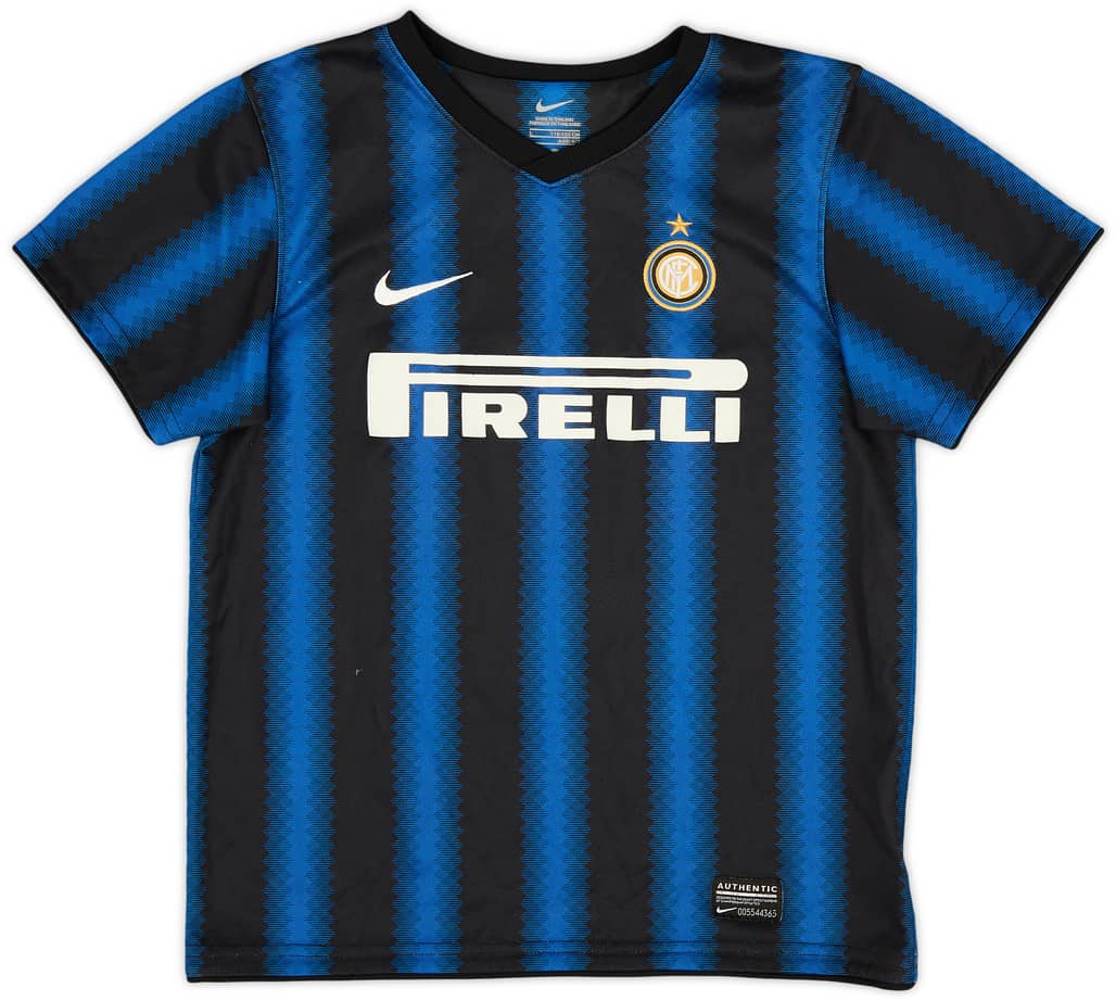 2010-11 Inter Milan Home Shirt - 7/10 - (6-7 Years)