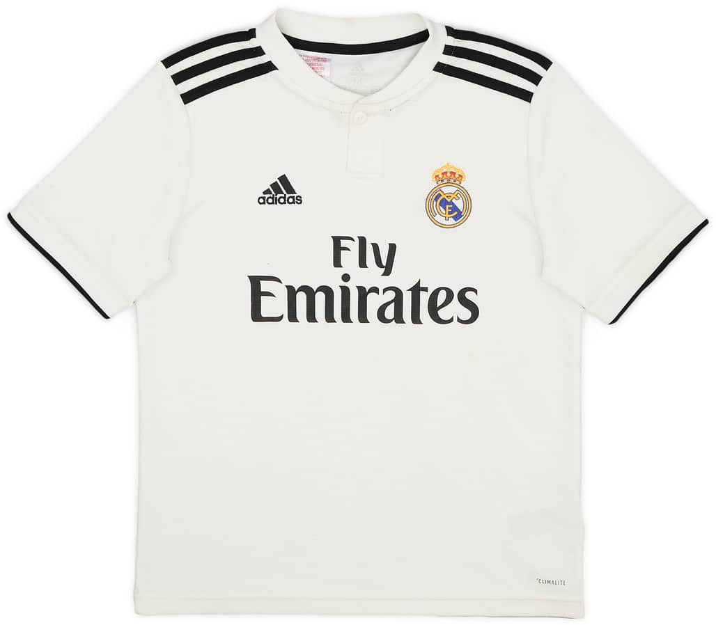 2018-19 Real Madrid Home Shirt - 8/10 - (M.Boys)