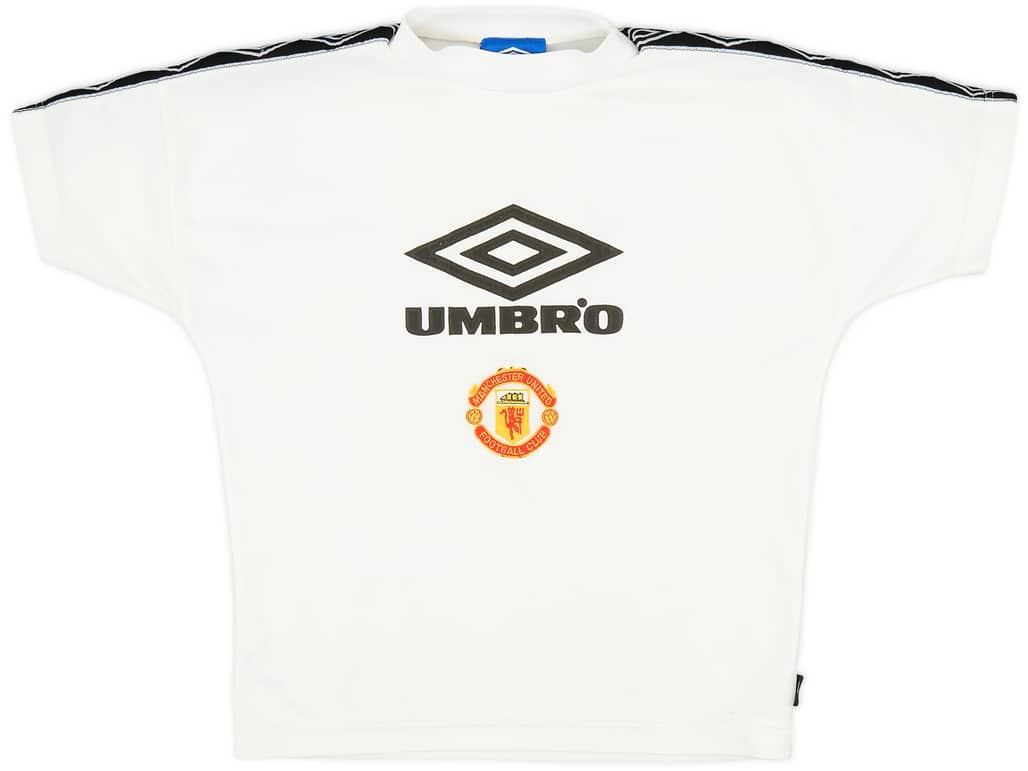 1994-96 Manchester United Umbro Training Shirt - 8/10 - (L.Boys)