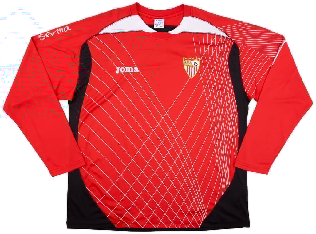 2004-05 Sevilla Joma Training L/S Shirt - 8/10 - (XXL)