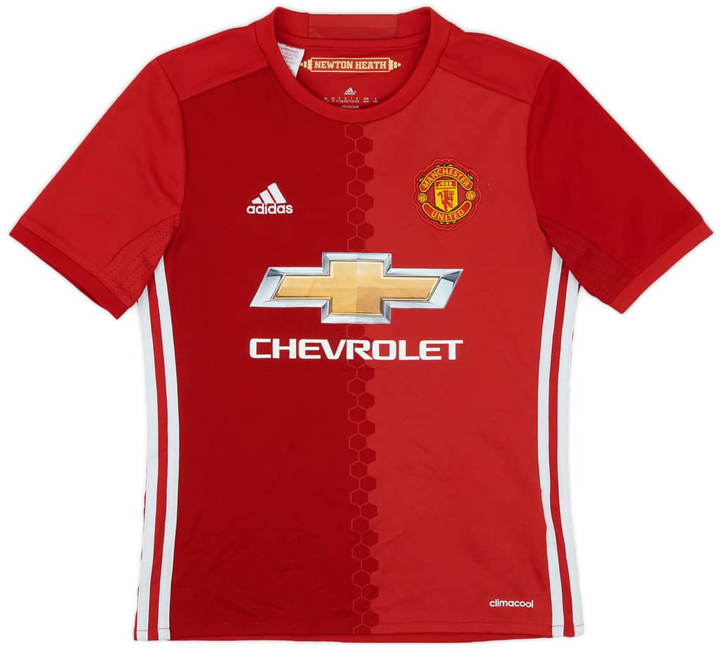 2016-17 Manchester United Home Shirt - 8/10 - (M.Boys)