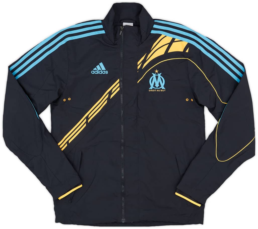 2009-10 Olympique Marseille adidas Track Jacket - 9/10 - (M)