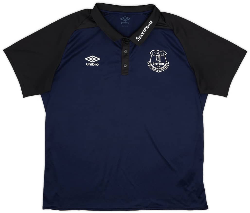 2019-20 Everton Umbro Polo Shirt - 9/10 - (XL)