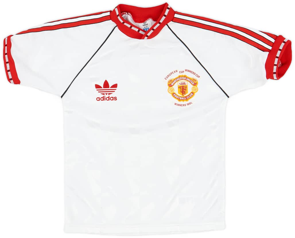 1991 Manchester United ECWC Shirt - 8/10 - (M.Boys)