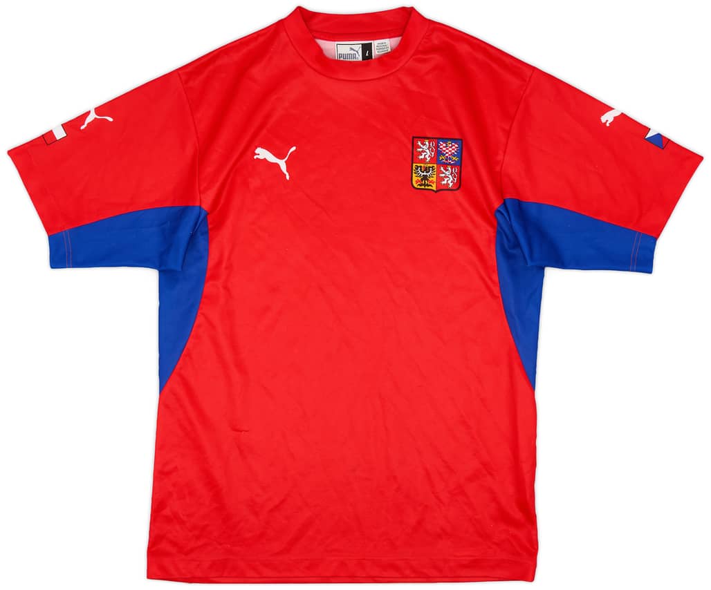 2002-04 Czech Republic Basic Home Shirt - 8/10 - (L)