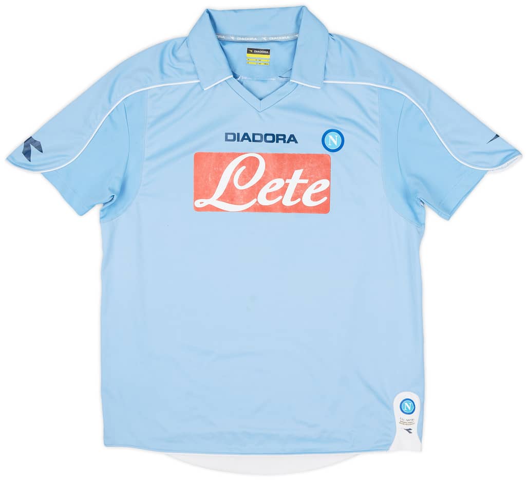 2008-09 Napoli Basic Home Shirt - 5/10 - (XL)
