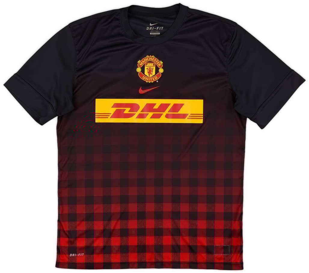 2013-14 Manchester United NIke Training Shirt - 9/10 - (L)