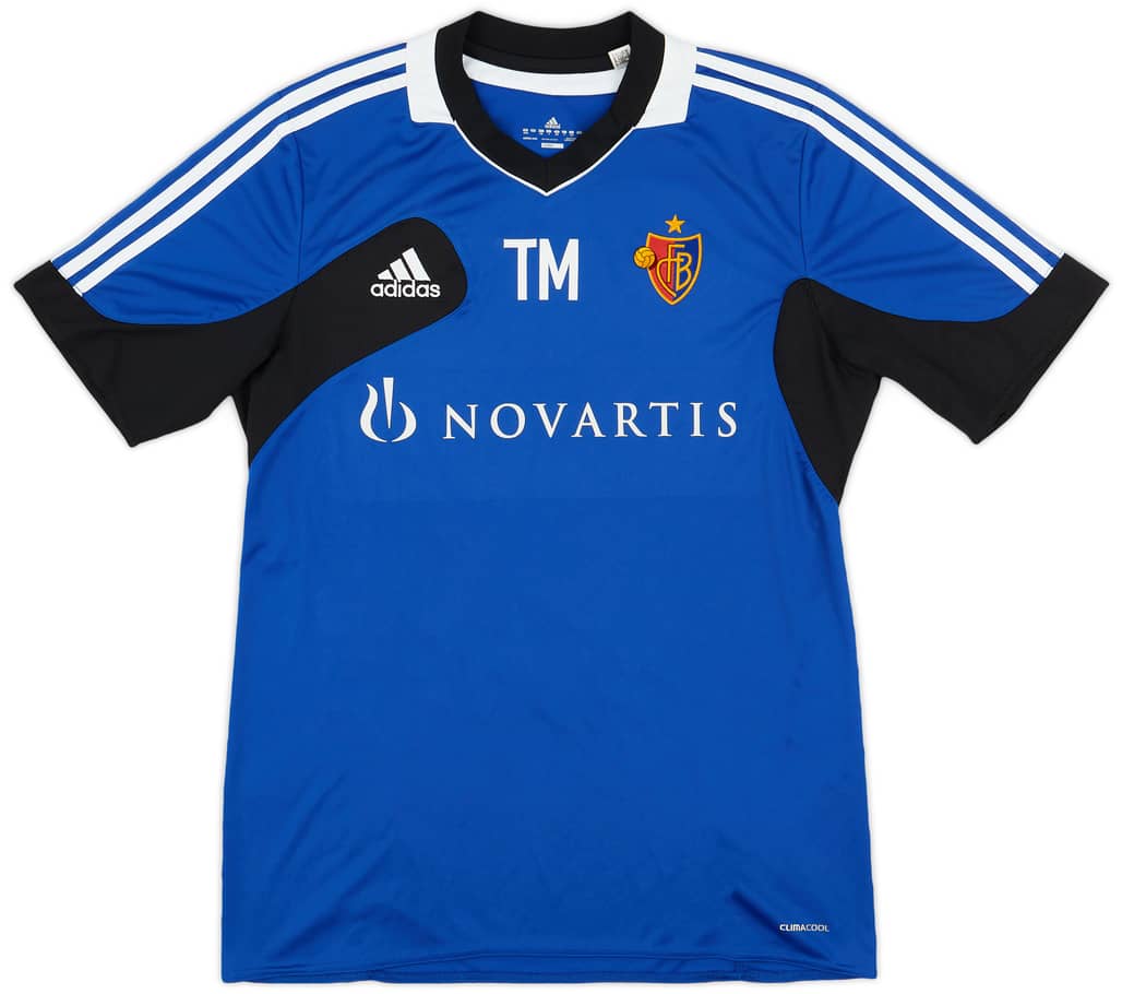 2012-13 FC Basel Staff Issue adidas Training Shirt TM - 10/10 - (XL)