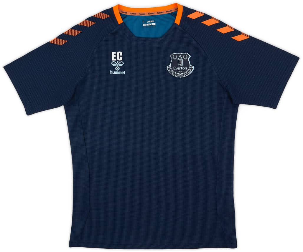 2020-21 Everton Staff Issue Hummel Training Shirt 'EC' - 8/10 - (M)