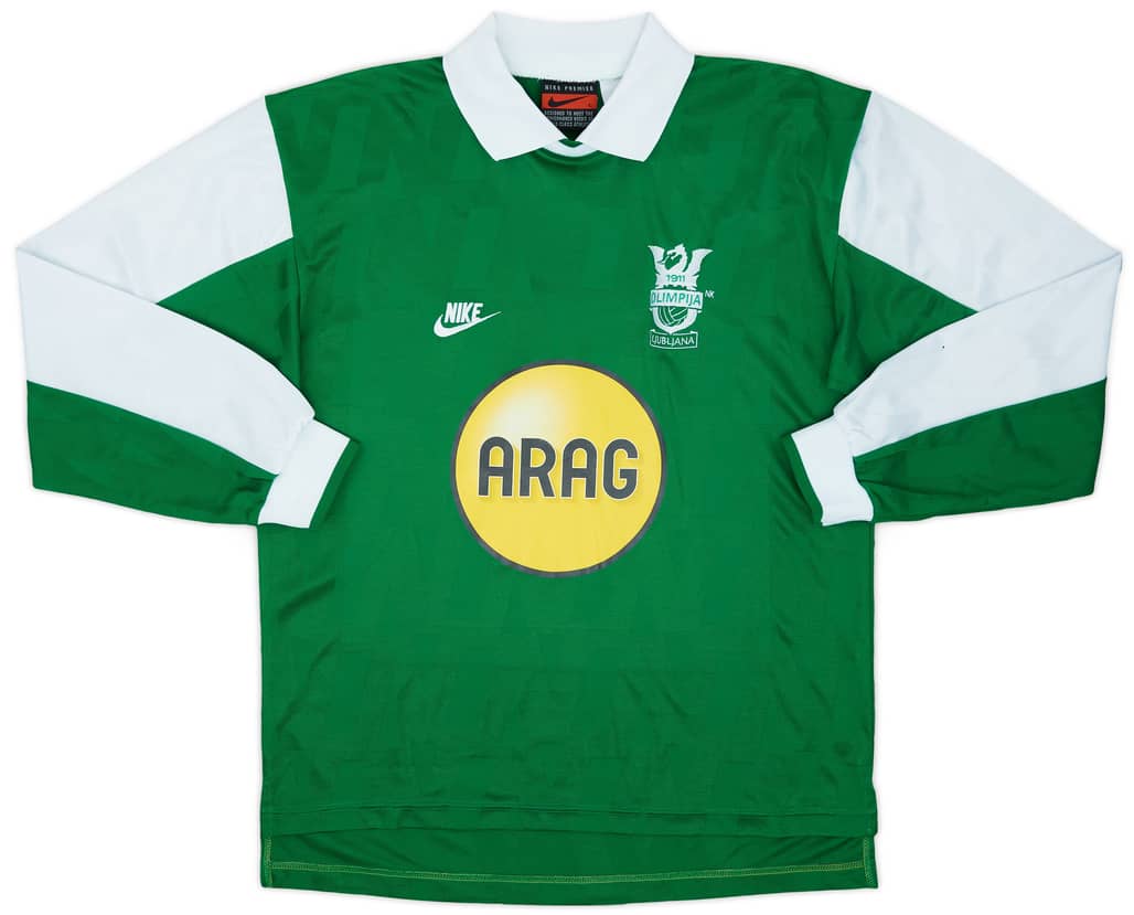 1996-97 Nike Template L/S Shirt (Olimpija Ljubljana) - 9/10 - (L)