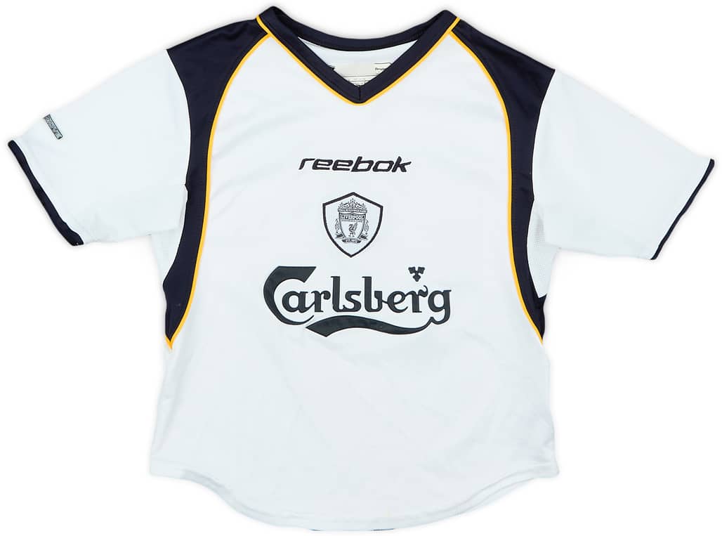 2001-03 Liverpool Away Shirt - 8/10 - (S.Boys)