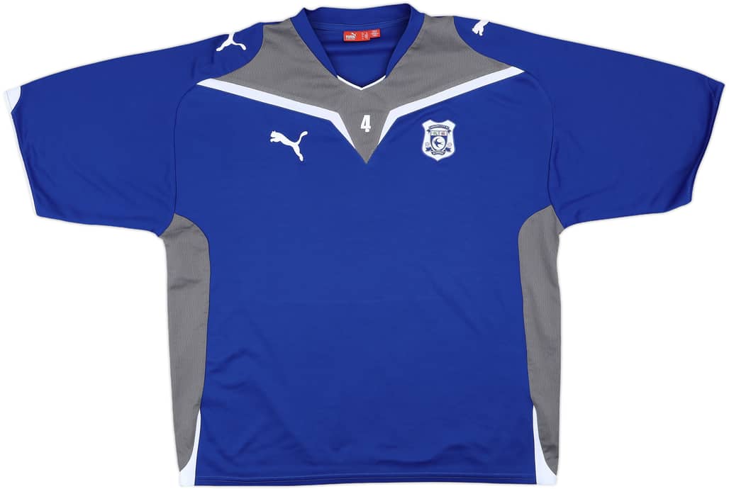 2009-10 Cardiff Puma Player Issue Training Shirt #4 - 8/10 - (XL)